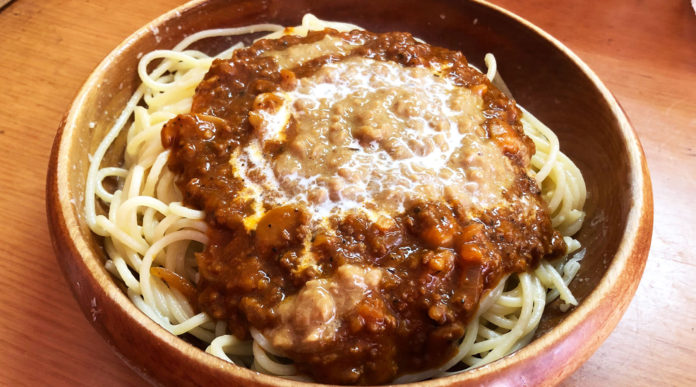 【Pino】「ちがう!こうじゃない!!」的なミートソースと納豆