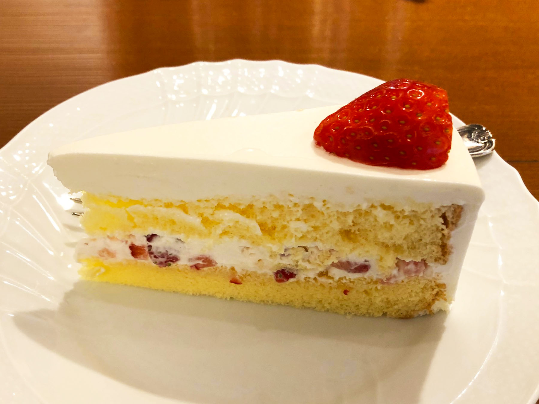 カフェ・ド・カファ・ケーキセットのショートケーキ