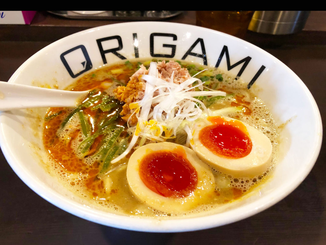 麺屋ORIGAMI・新メニューの担々麺