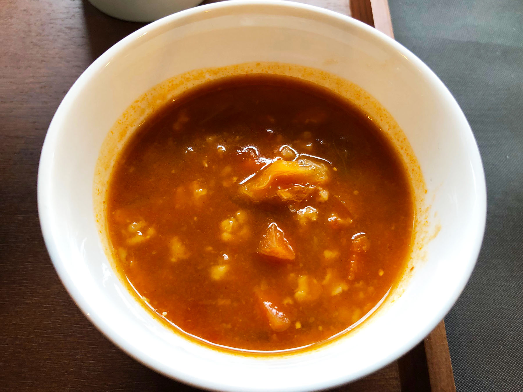 やさいとお豆のキッチンV・スープセットのスープはオートミール