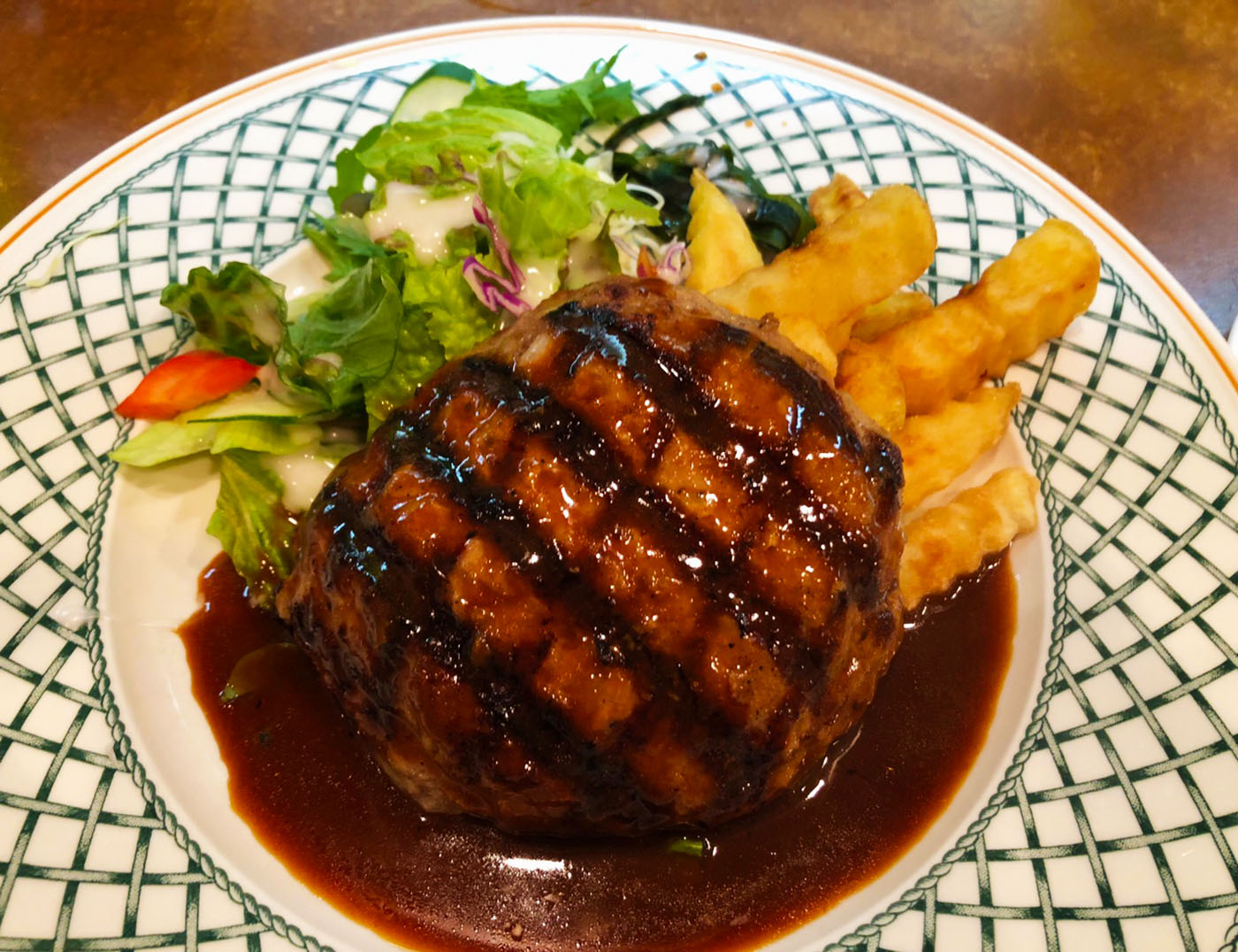 浦和西口の洋食屋・網焼きハンバーグステーキ