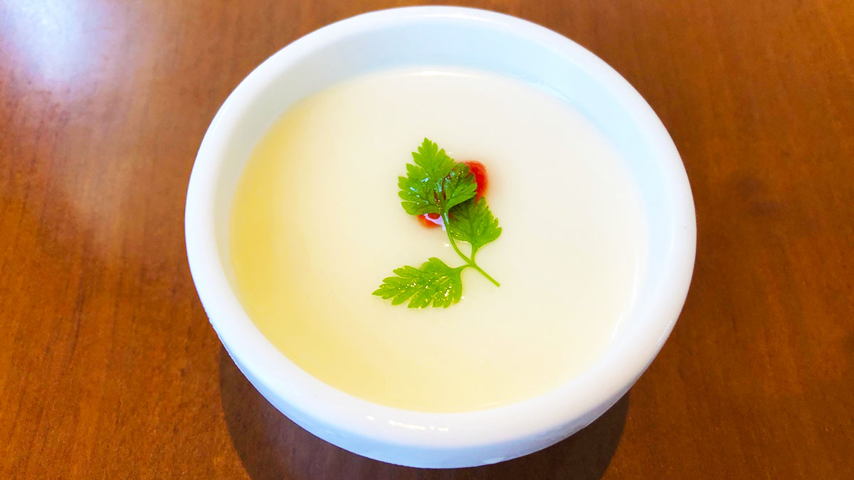 彩湖・デザートの杏仁豆腐 - 浦和ランチ 彩湖・デザートの杏仁豆腐